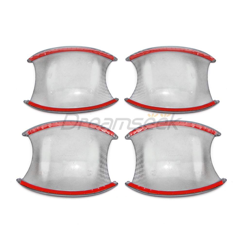 Door Handle Bowl Cover For Honda CR-V CRV 2007-2011 Carbon Fiber Look Decor Trim