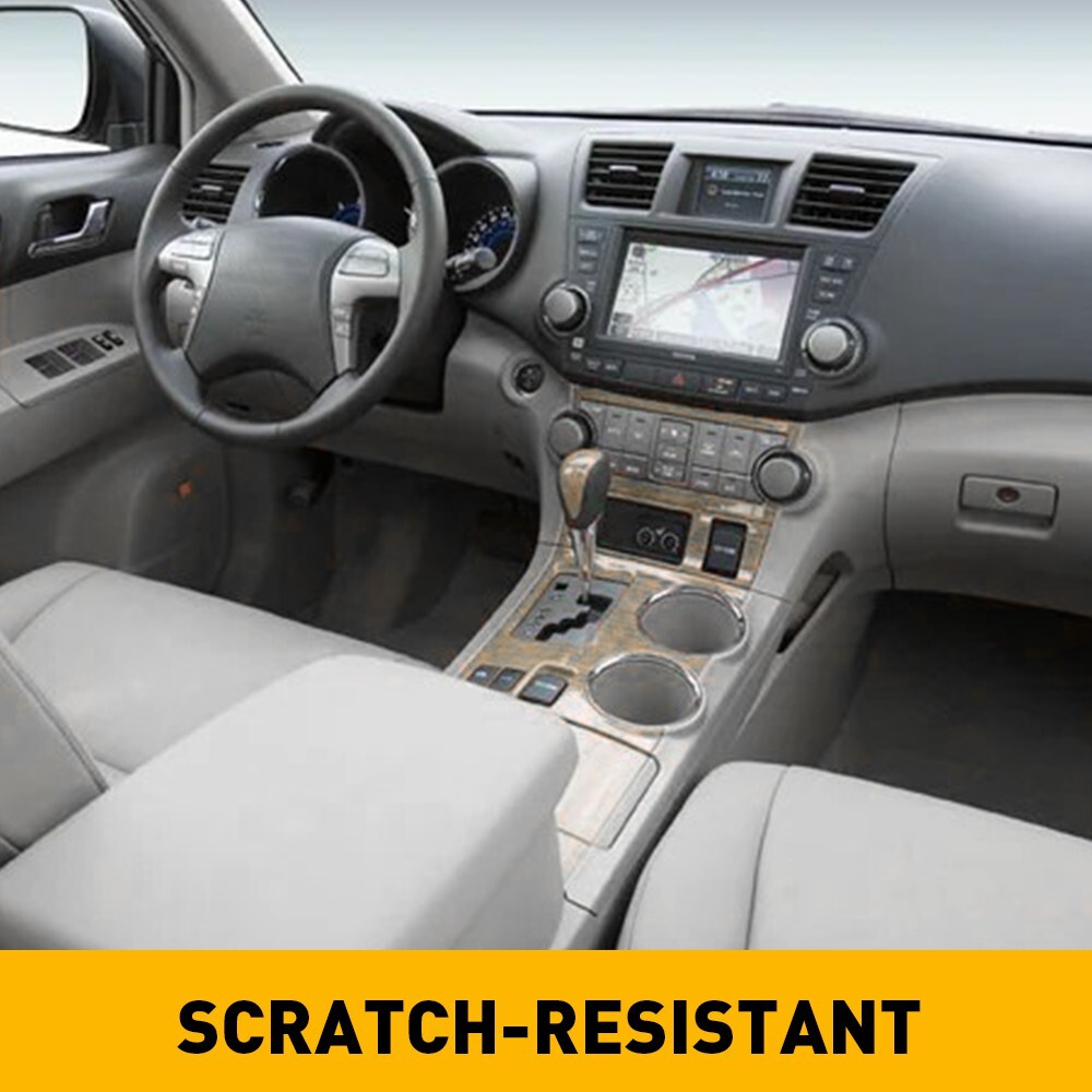 1Pcs Gray Leather Car Center Console Lid Armrest For Toyota Highlander 2008-2013
