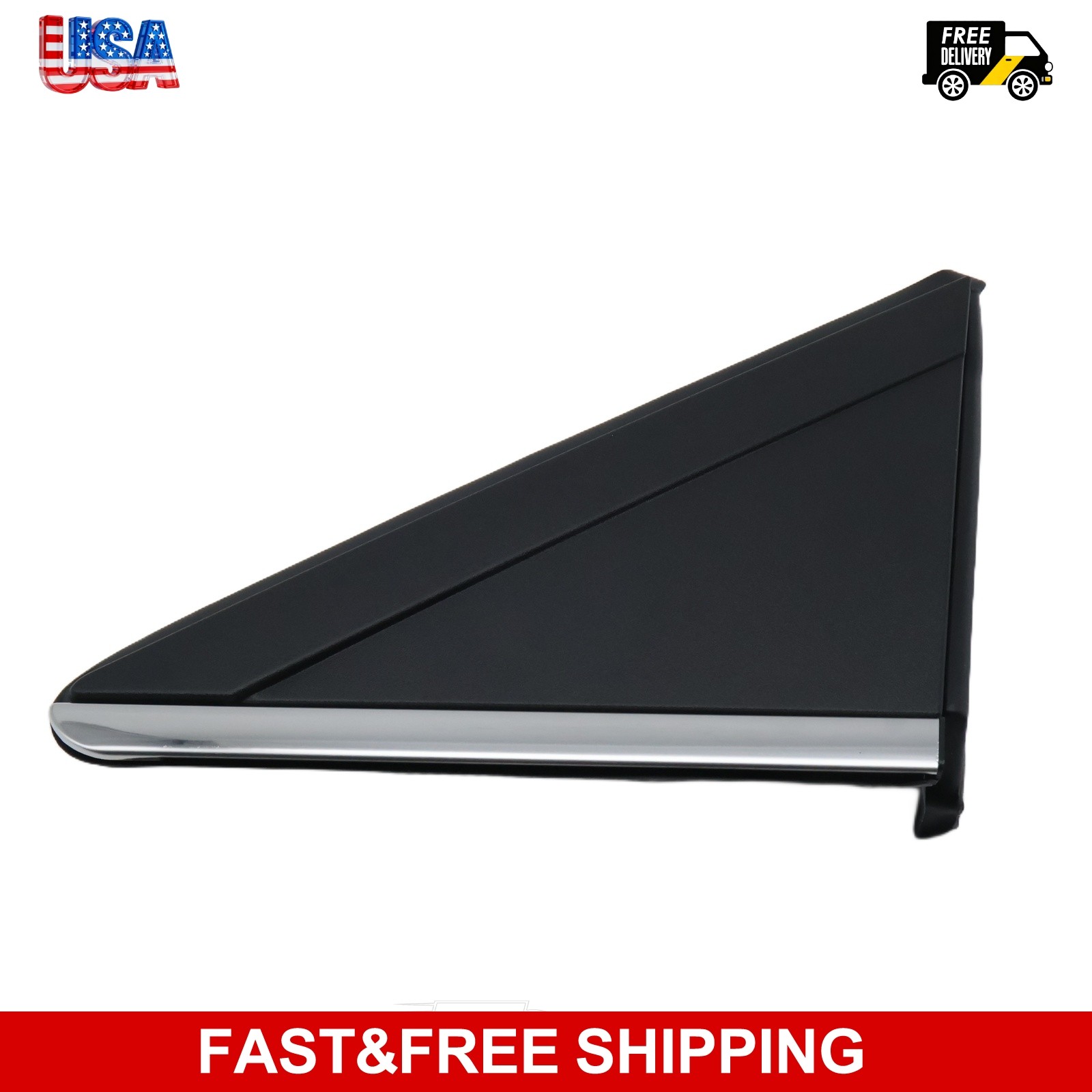 Mirror Flag Applique Driver Side Fit Dodge Caravan 2008-2019
