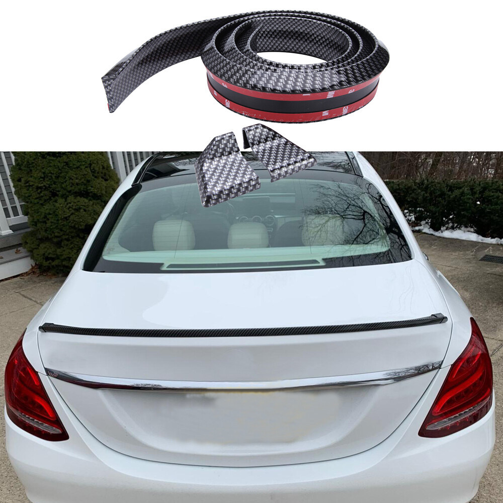 Car Rear Spoiler Wing Carbon Fiber for MERCEDES BENZ A C E Class w204 Universal