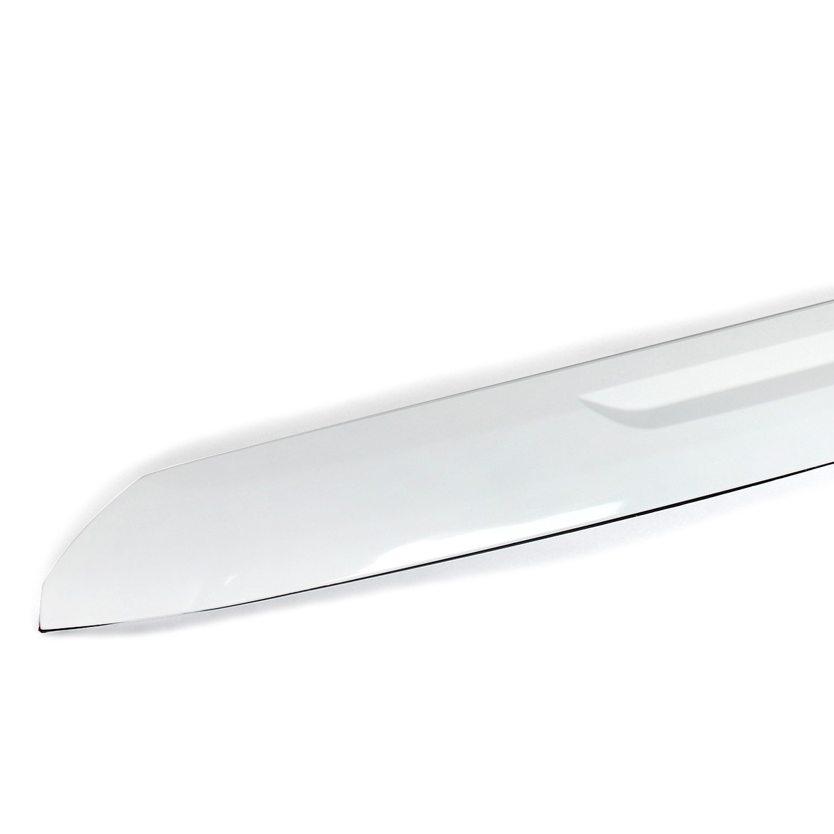 Summit White Hood Molding Trim Front Upper Grille Cover For 2020-2023 GMC Acadia
