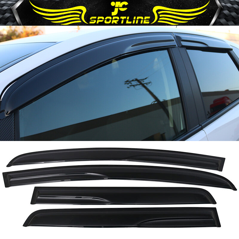 Fits 15-19 Honda Fit GK MUG Style Window Visors Deflector Rain Sun Guard