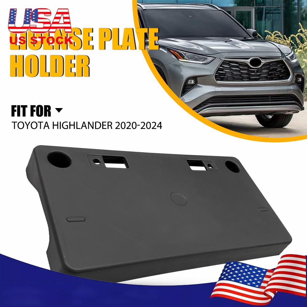 For Toyota Highlander 2020-2024 Front License Plate Tag Number Bracket Holder US