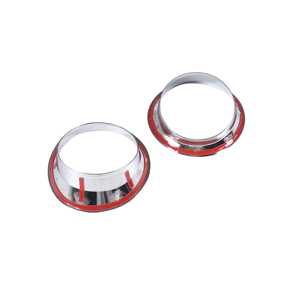 Fit For Hummer H3 2005-2009 Chrome Bumper Fog Light Lamp Trim Bezel Cover Ring