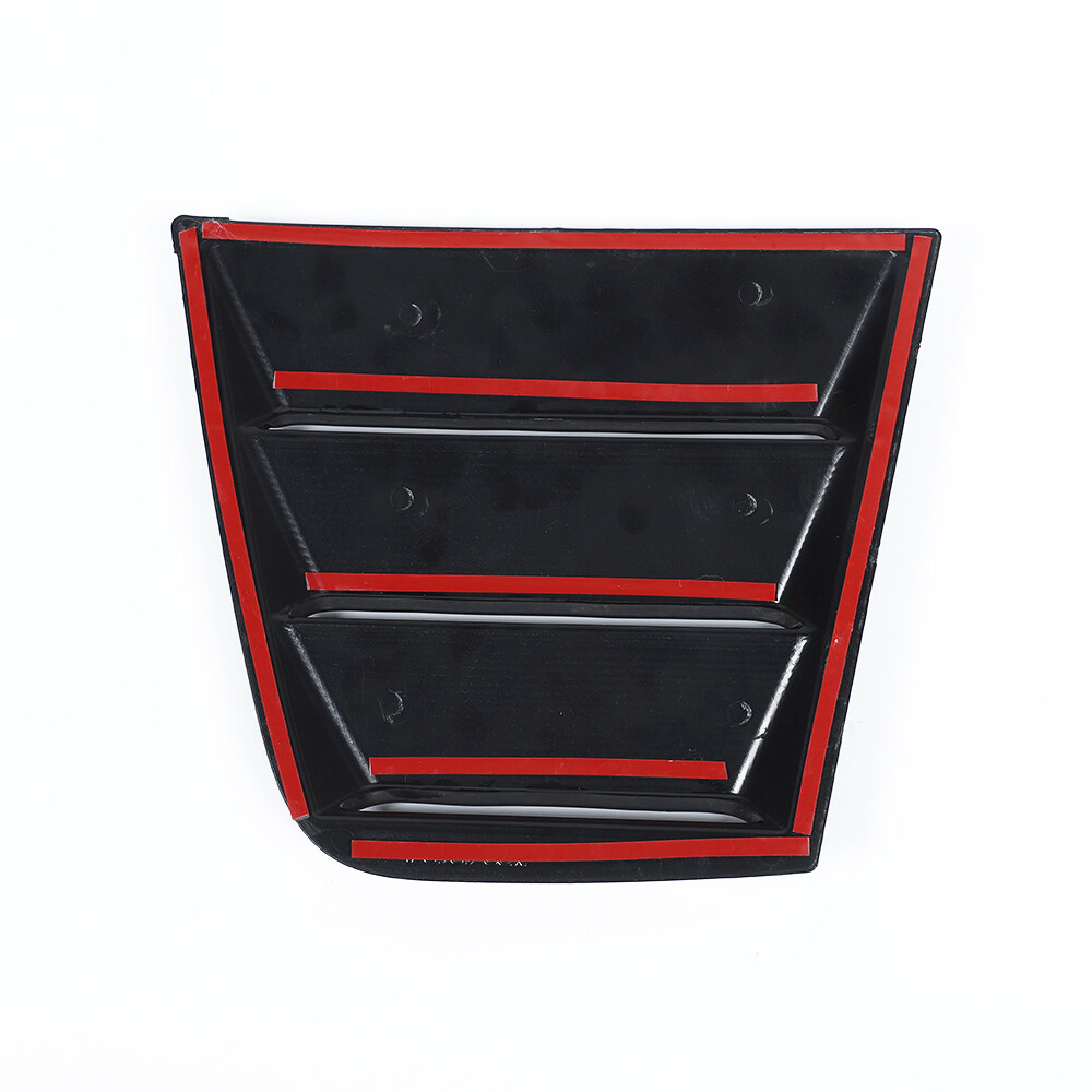Black Side Window Louvers Air Vent Shades Cover Blinds for Dodge Charger 2011+