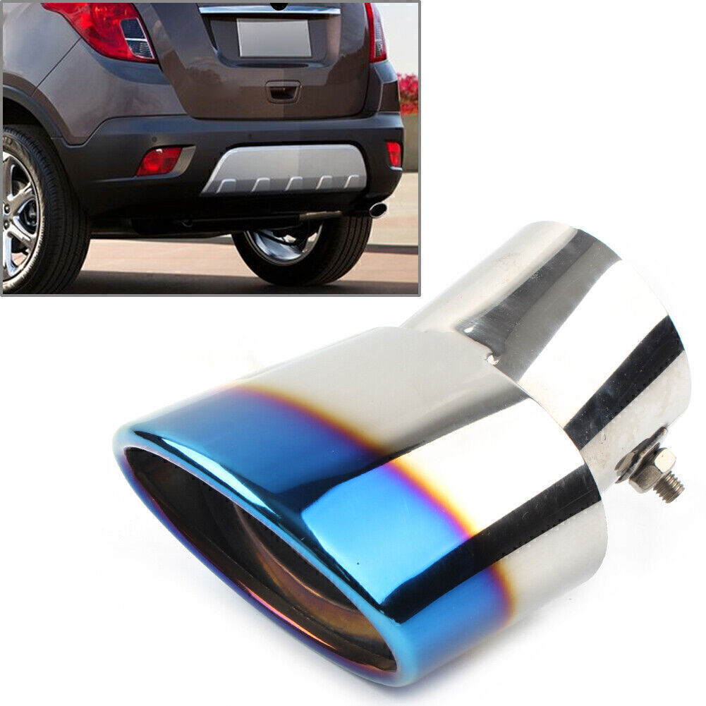 For Buick Encore Blue Car Stainless Steel Rear Exhaust Pipe Tail Muffler Tip 1X