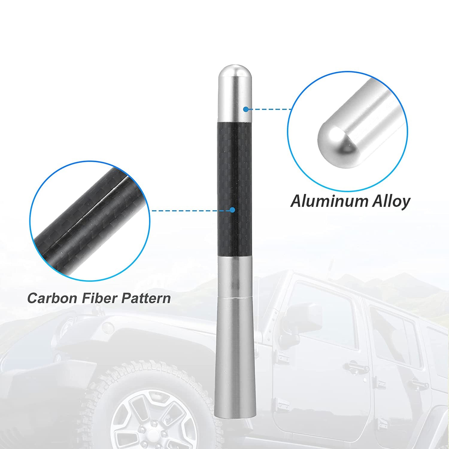 5.3″/4.7″/7″/9″/13″ Multiple Types Car Antenna Radio Aerial FM For GMC Vehicle
