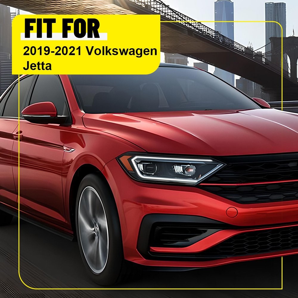 6Pcs Pillar Post Door Window Molding Cover Trim For VW Jetta 2019-2020 2021 I
