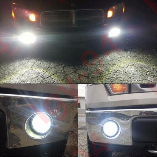For DODGE Charger 2010 2011 2012 2013 2014 – 2PC 6000K White LED Fog Light Bulbs