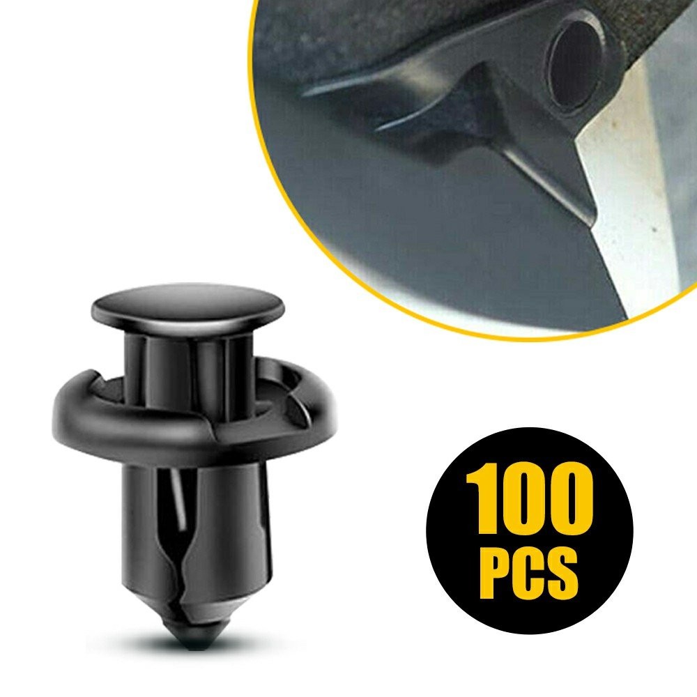 100X Bumper Fender Hood Moulding Side Garnish Grille Retainer Clip Fits Honda EC