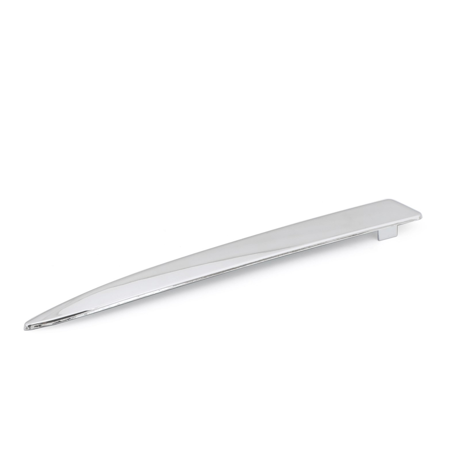 Chrome Left Front Bumper Upper Grill Moulding Trim For Fiat 500 2007-2015 Left