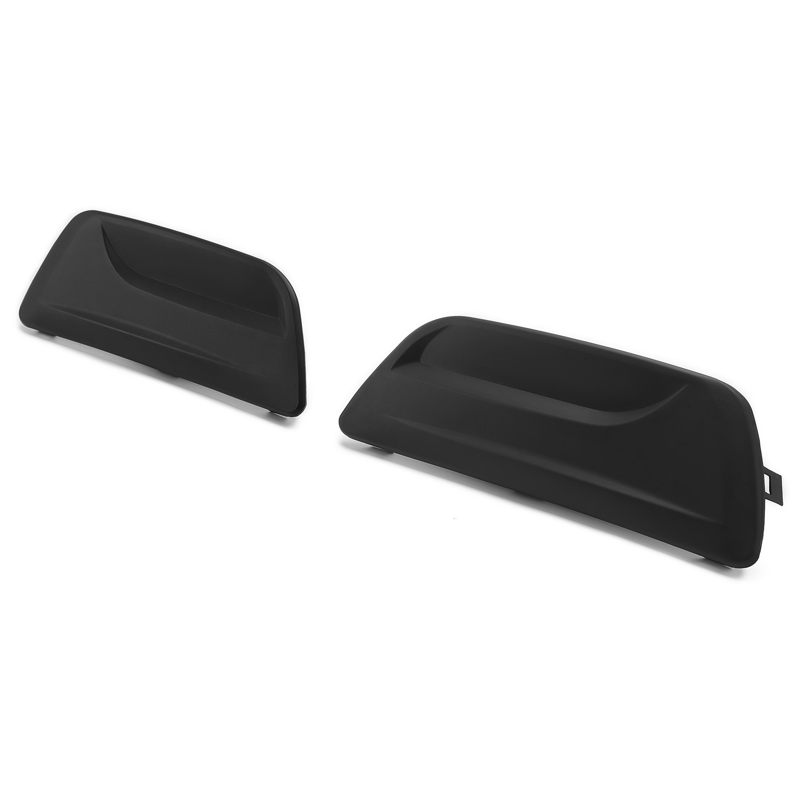 PAIR FOG LIGHT COVER LEFT & RIGHT SIDE BLACK FOR CHEVROLET MALIBU 2013-2016 NEW