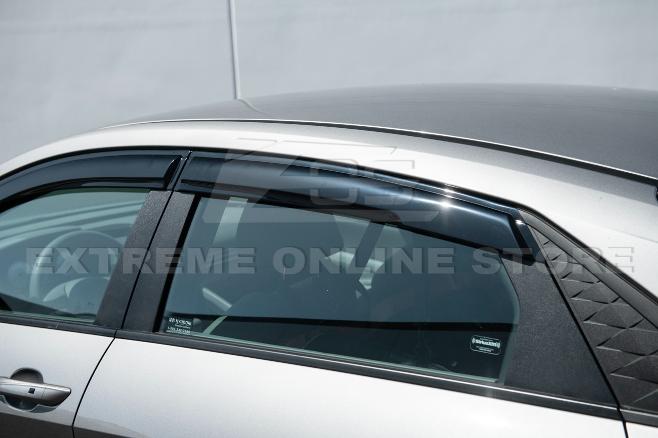 EOS Visors For 21-Up Hyundai Elantra MUGEN Style Side Vents Window Rain Guards