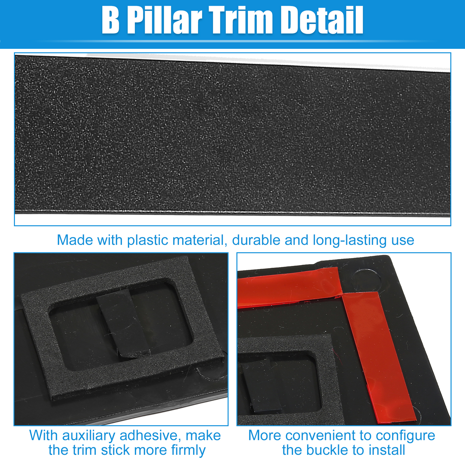 Windshield Pillar Trim Exterior Garnish TWO Custom for Ram C/V 2012 for Dodge