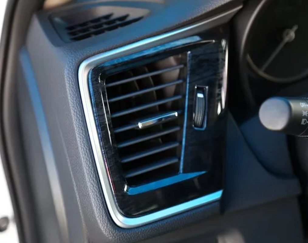 20PCS Black wood grain Car Interior Kit Cover Trim For Honda Sririor 2014-2017