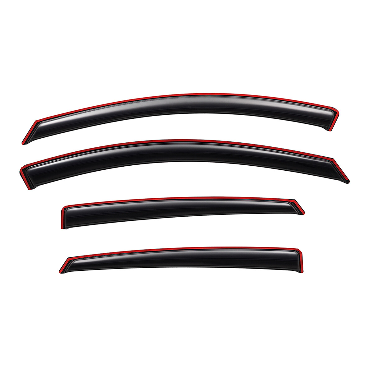 In-Channel Rain Guard Window Visor Vent Shade for 2016-2024 Chevrolet Malibu