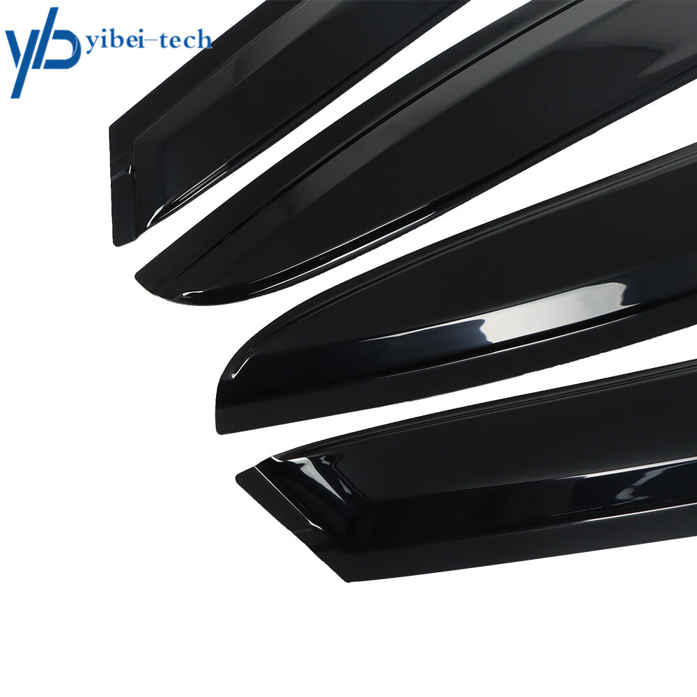 4Pcs Window Visors Rain Guards JDM Style For 2015 2016 2017 2018 Subaru WRX STI