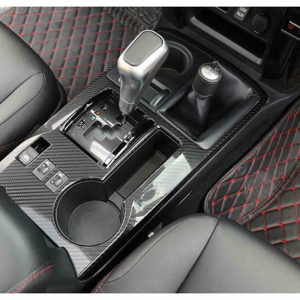 Central Gear Shift Panel Trim Decor Cover Bezels for 4Runner 10+ Accessories USA
