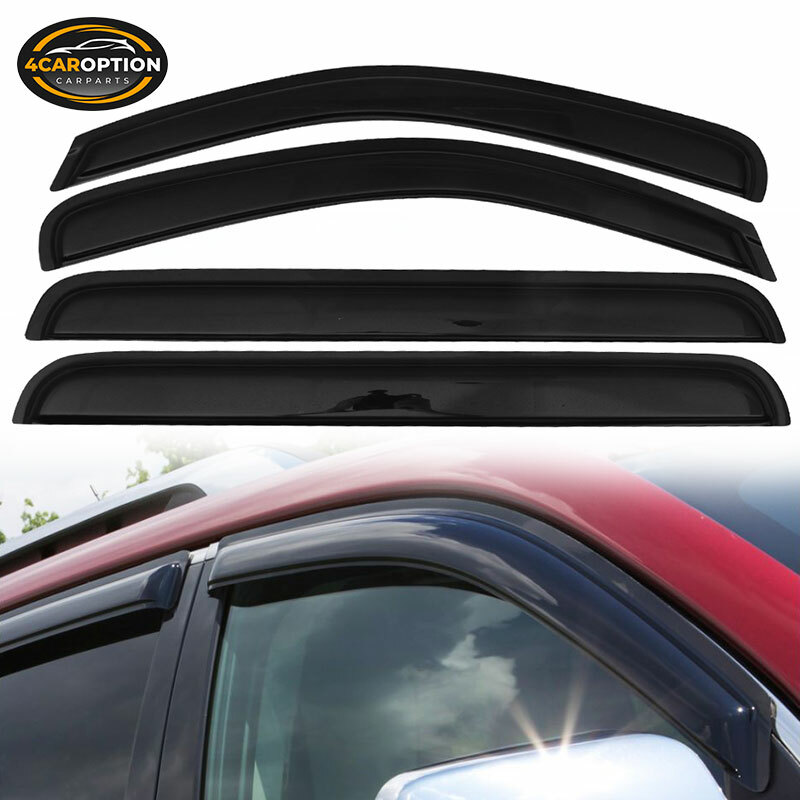 Fits 05-12 Nissan Pathfinder 4DR Window Visors Rain Sun Guard Vent 4 Pieces