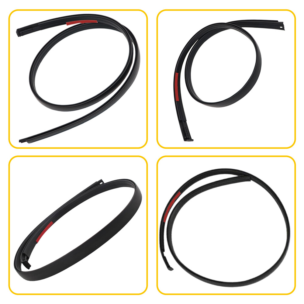 2X Roof Molding Drip Weatherstrip For Toyota Tundra Crewmax 2007-21 75552-0C060