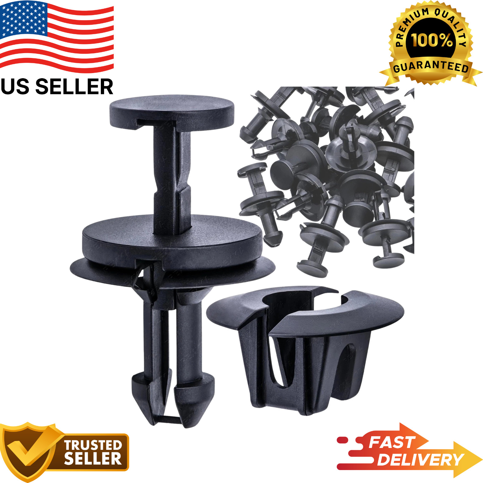 Rexka 15 Sets Silverado Bumper Clips Front Air Dam Deflector Retainer Clips N…