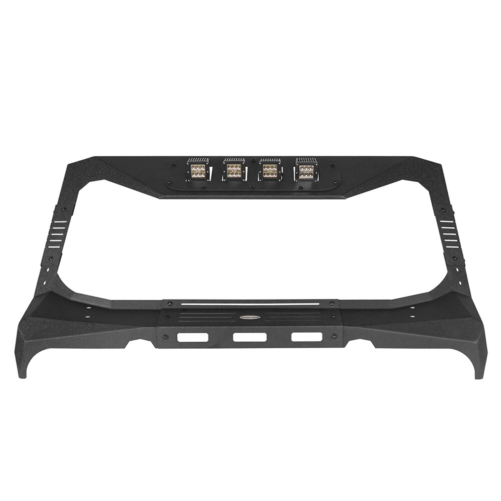 Windshield Frame Cover Visor/Cowl Combo w/ LED Lights for 07-18 Jeep Wrangler JK