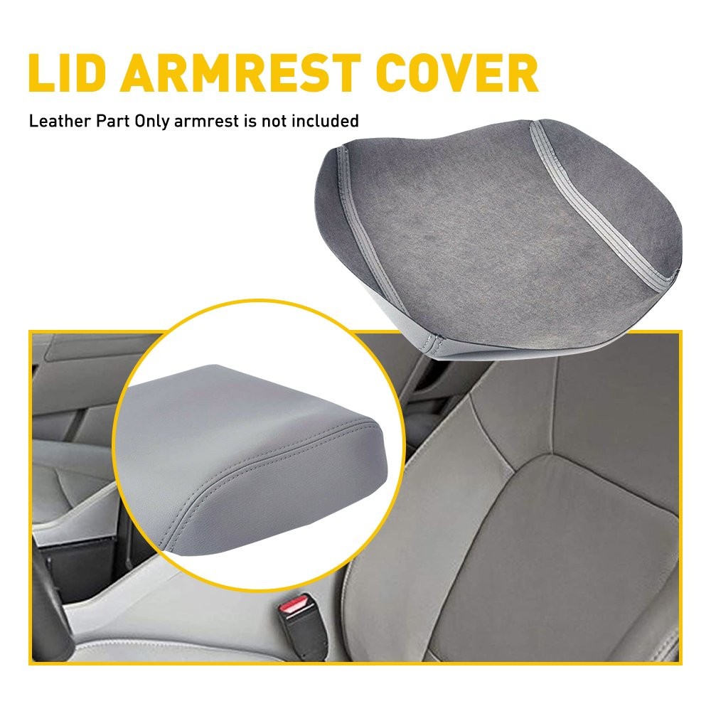 Car Auto Center Console Armrest Cover Leather for 09- 15 Honda Pilot Free Return
