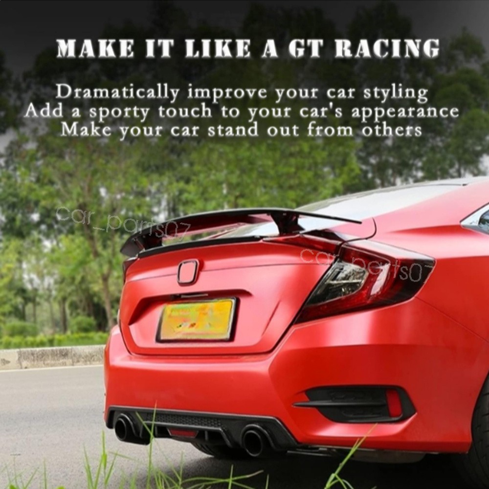 For Hyundai Veracruz 07-12 46” Carbon Style Car Rear Trunk Spoiler Wing Lip US
