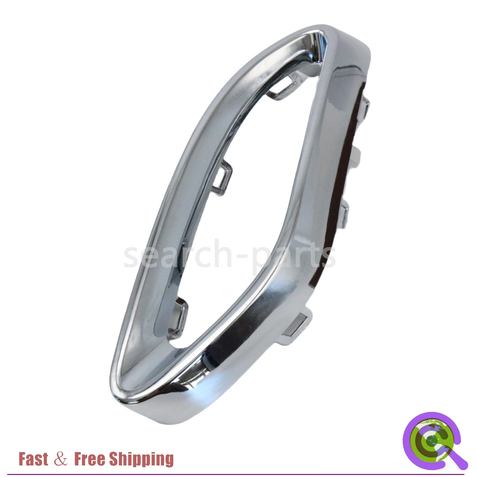 L+R Bumper Trim Chrome For Mercedes-Benz 2019-2022 A220 2018 E400 2021 E350