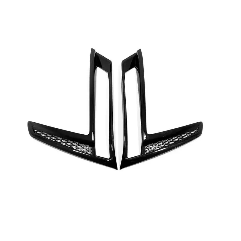Bright Black Car Front Fog Light Lamp Cover Trim for Honda CRV CR-V 2023-2026