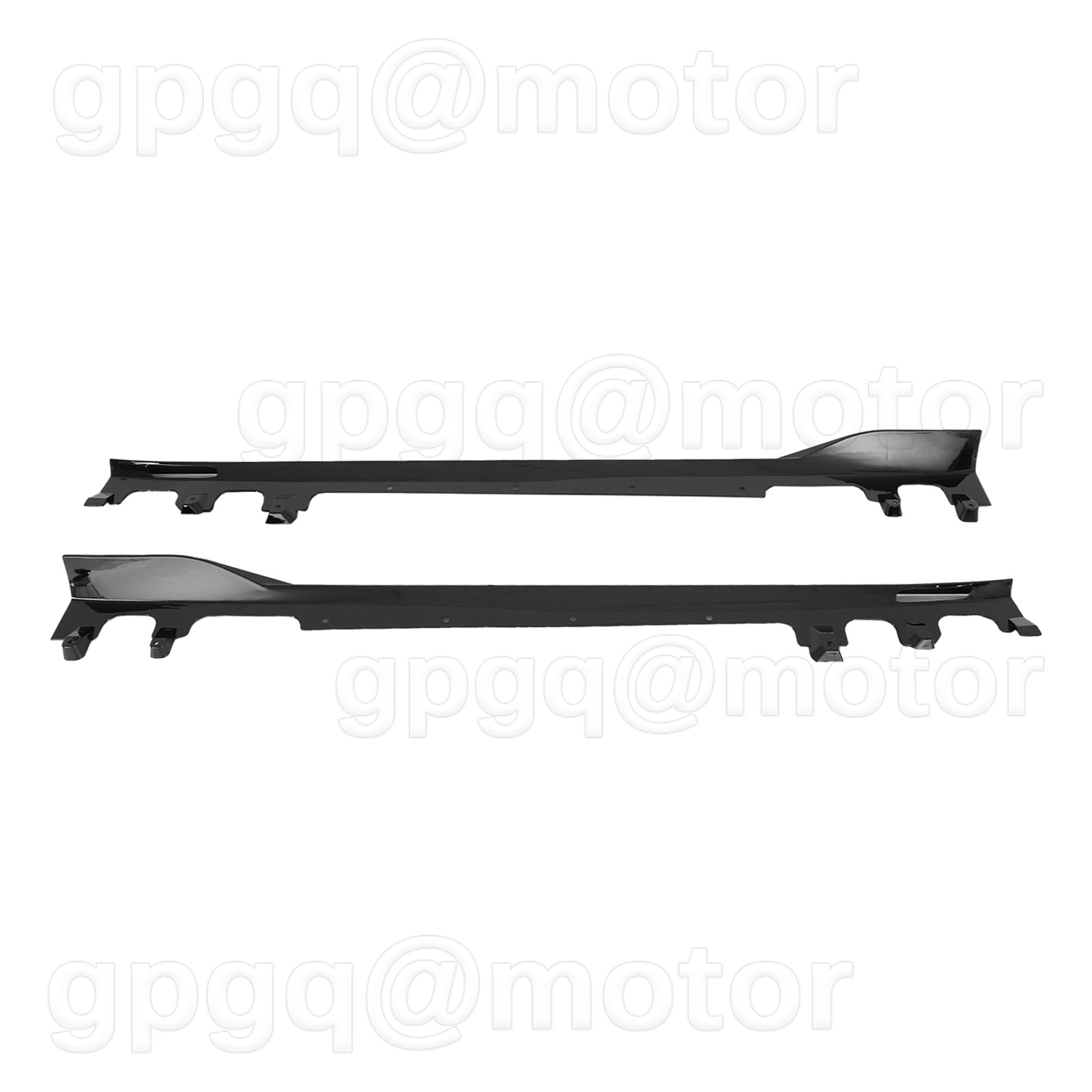 For BMW F95 G05 X5 M-Sport & X5M 19-25 GT Style Side Skirt Extension Gloss Black