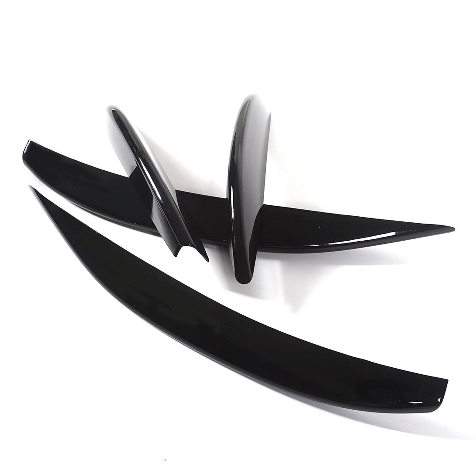 Glossy Black Front Fog Light Trim For Mercedes Benz E Class W214 2024