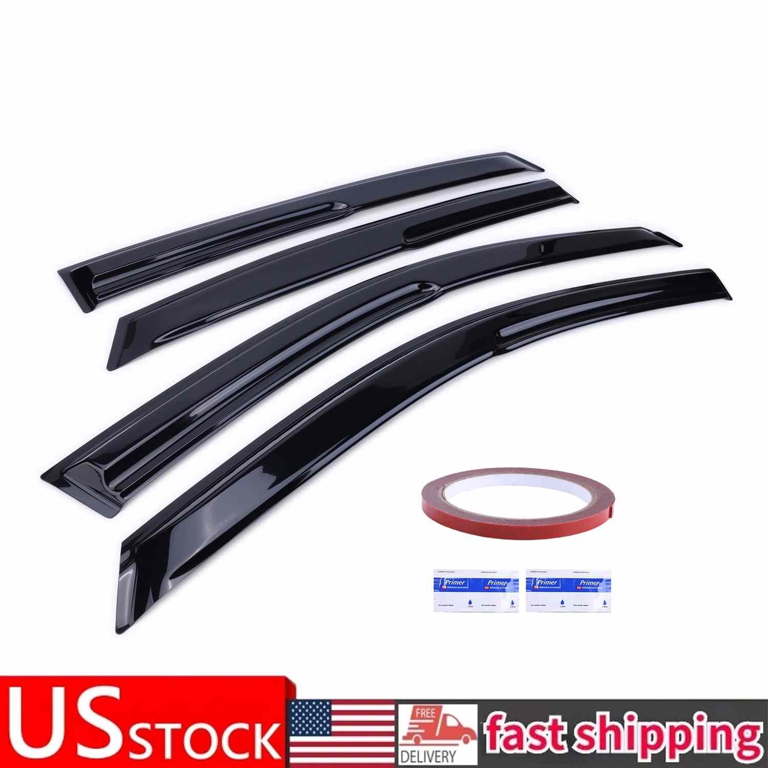 For Honda Accord 4 Door Sedan 2018-2022 front left rear right Window Rain Guards