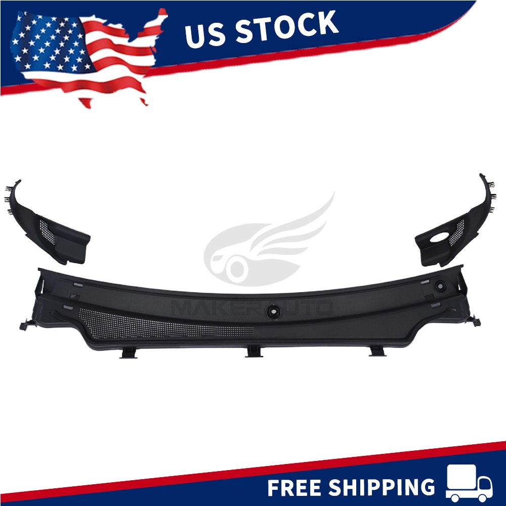 Windshield Window Wiper Grille Cowls Assembly For 2016-2023 Jeep Grand Cherokee