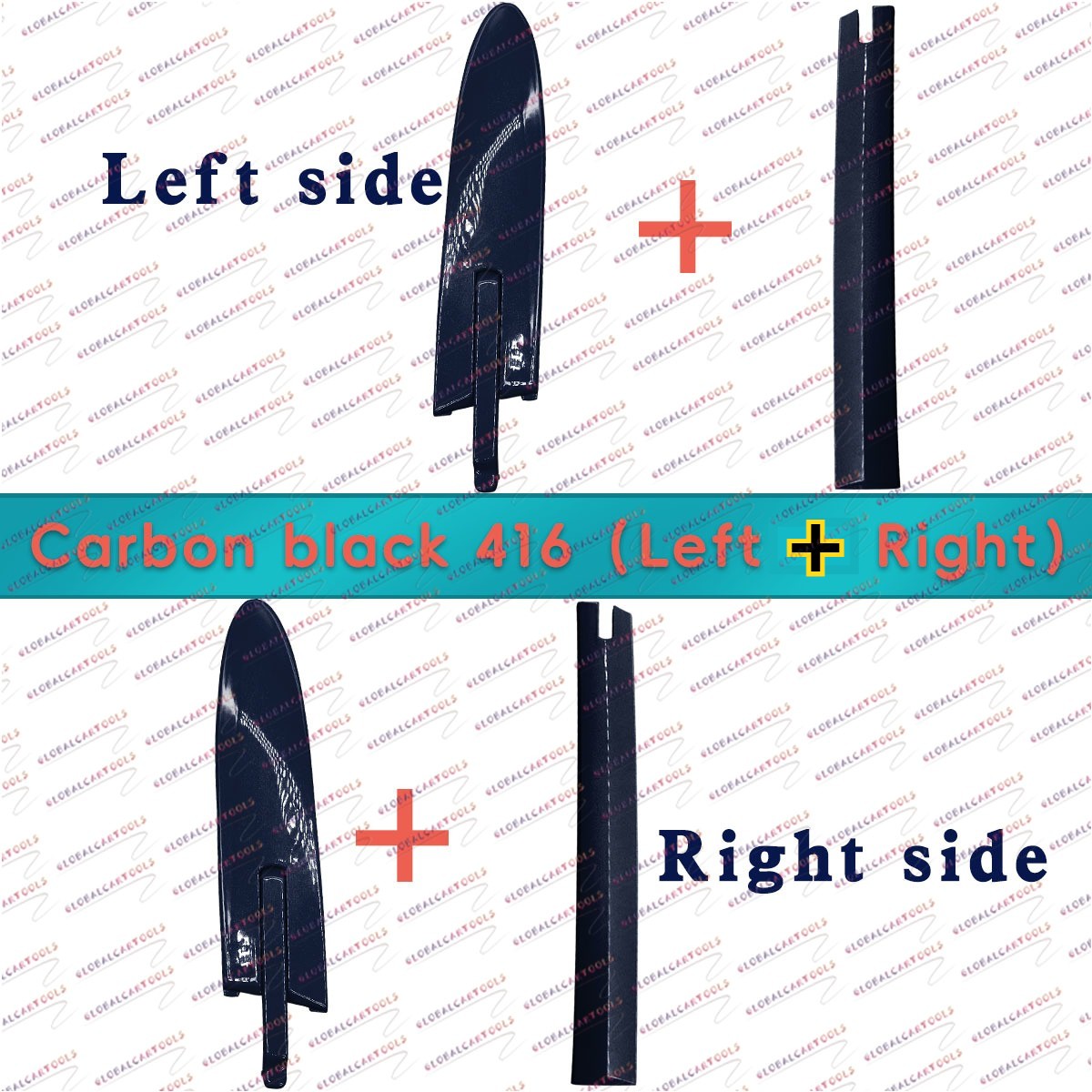 1Set Convertible Roof Top Hinge Cover For BMW M3 M4 3 E93 4 F33 F83 2007-2019