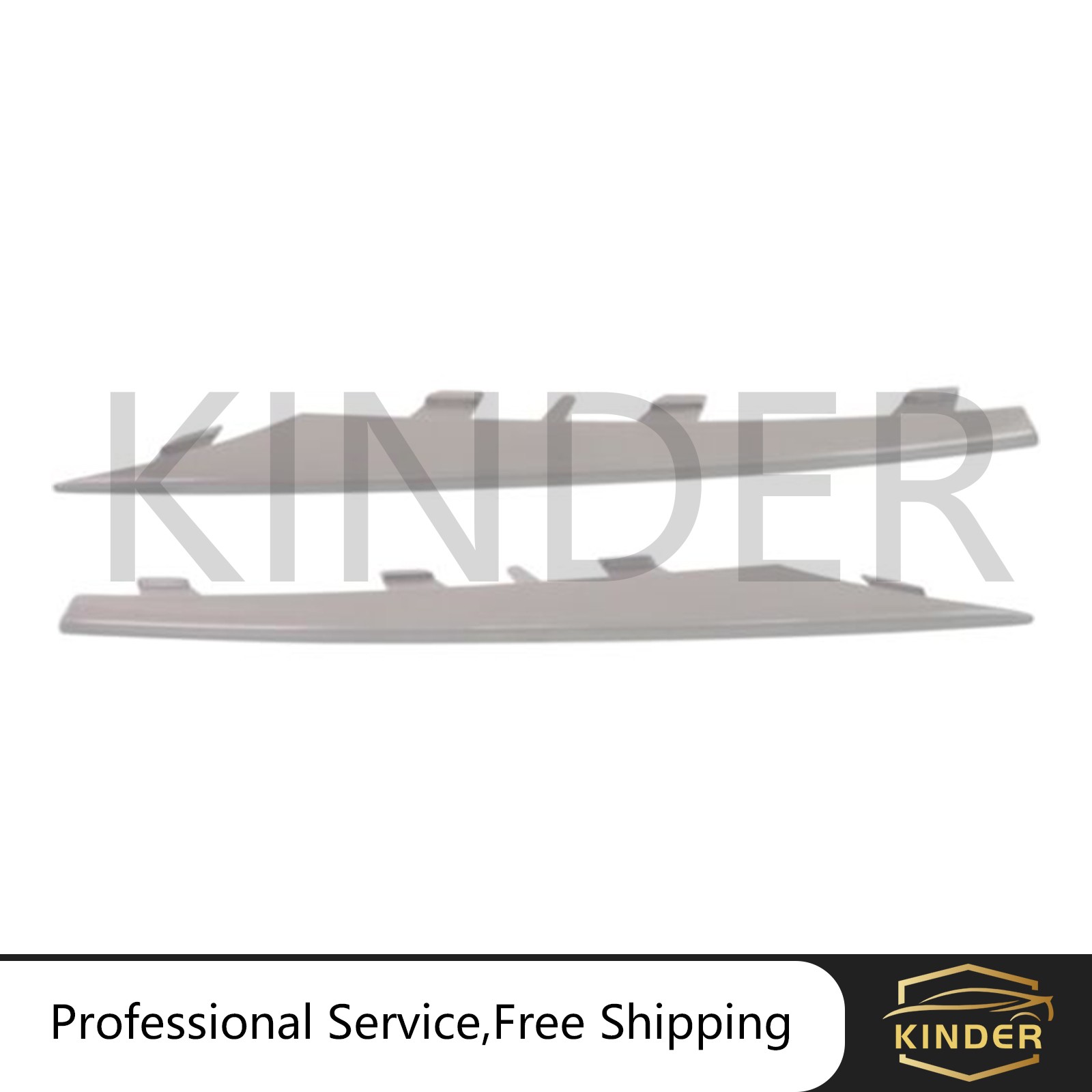 1Pair Front Bumper Lateral Grille Trim Molding For BMW X5 E70 11-2014