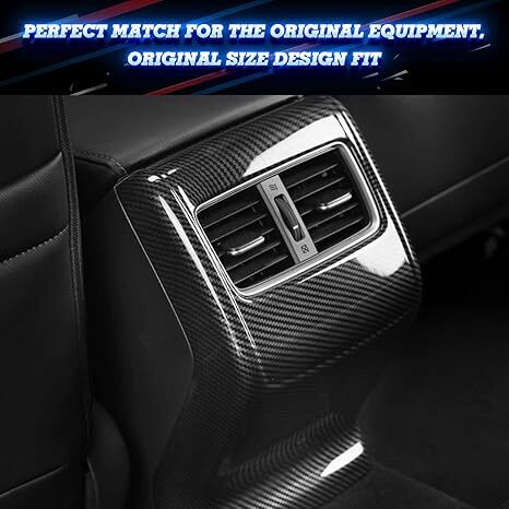 High Quality Carbon Fiber Air Vent Outlet Overlay Trim For Honda Accord 2018-22