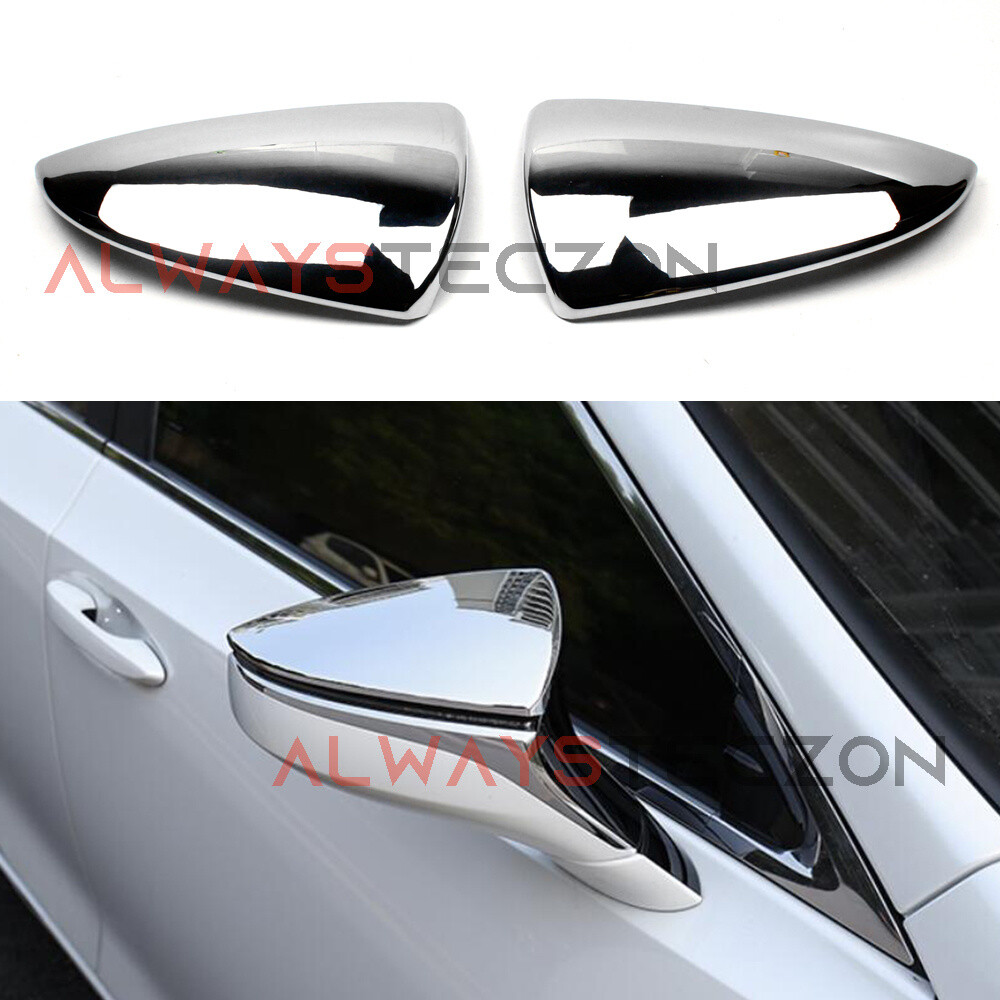 Rearview Mirrors Cover Trim For Lexus ES 2019 2020 2021 2022 2023 2024 Chrome
