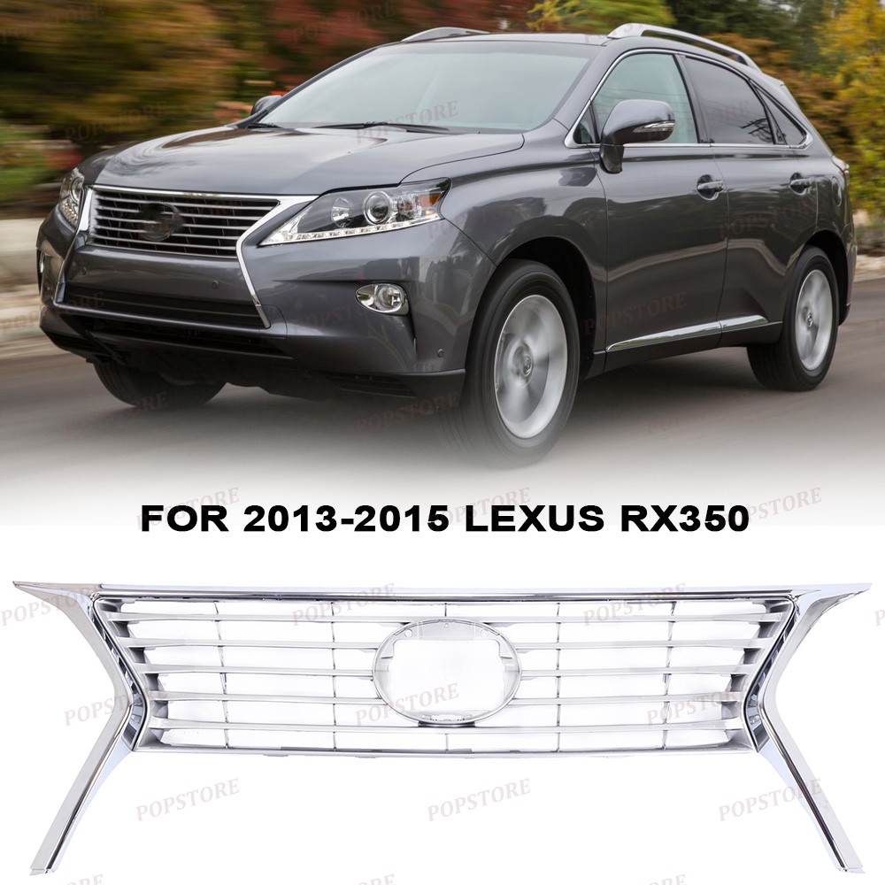 Front Grille For Lexus RX350 2013-2015 Silver Plastic Repalce LX1200144