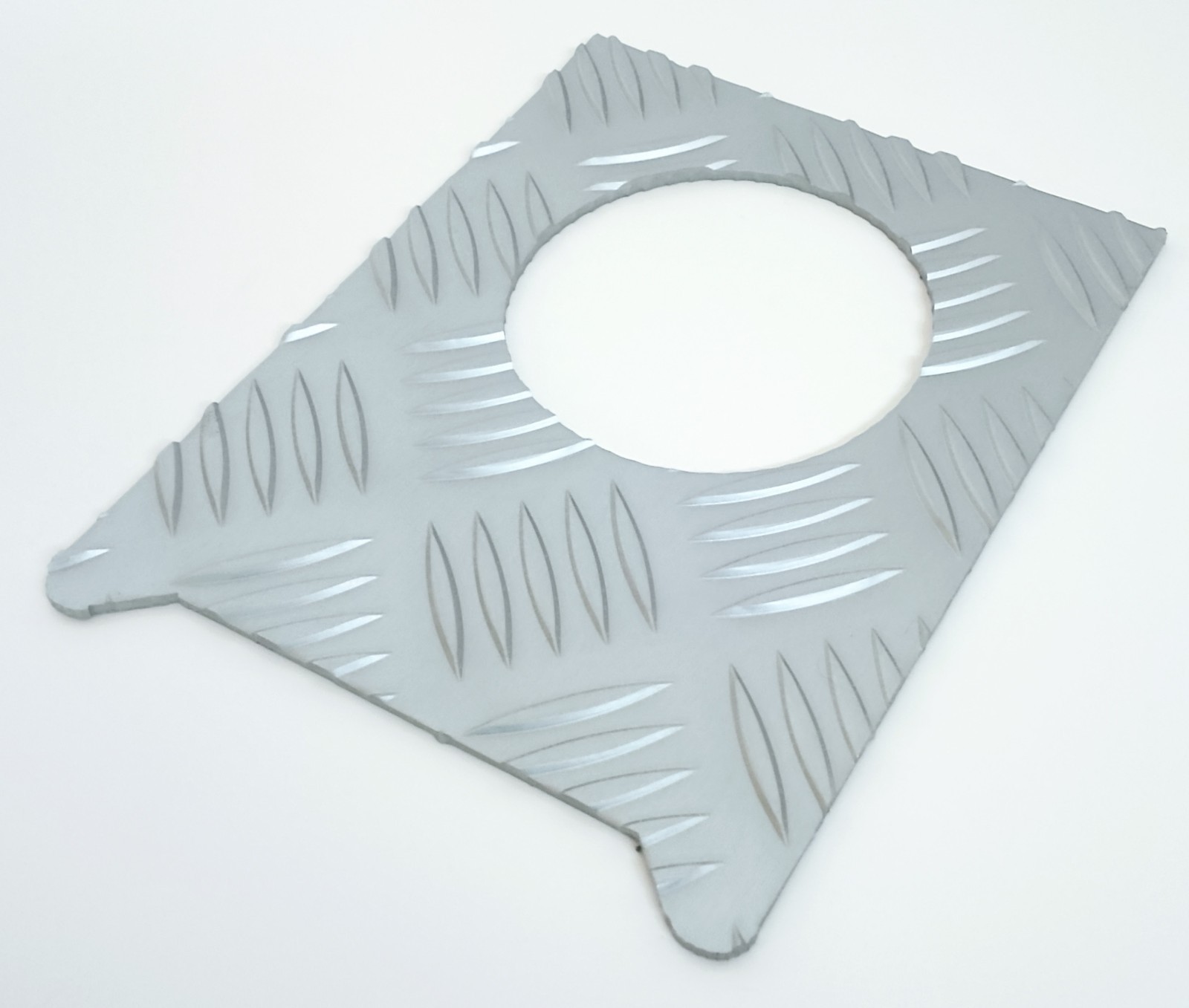 Land Rover Centre LTD Fuel FIller Chequer Plate in Satin LR176S-3