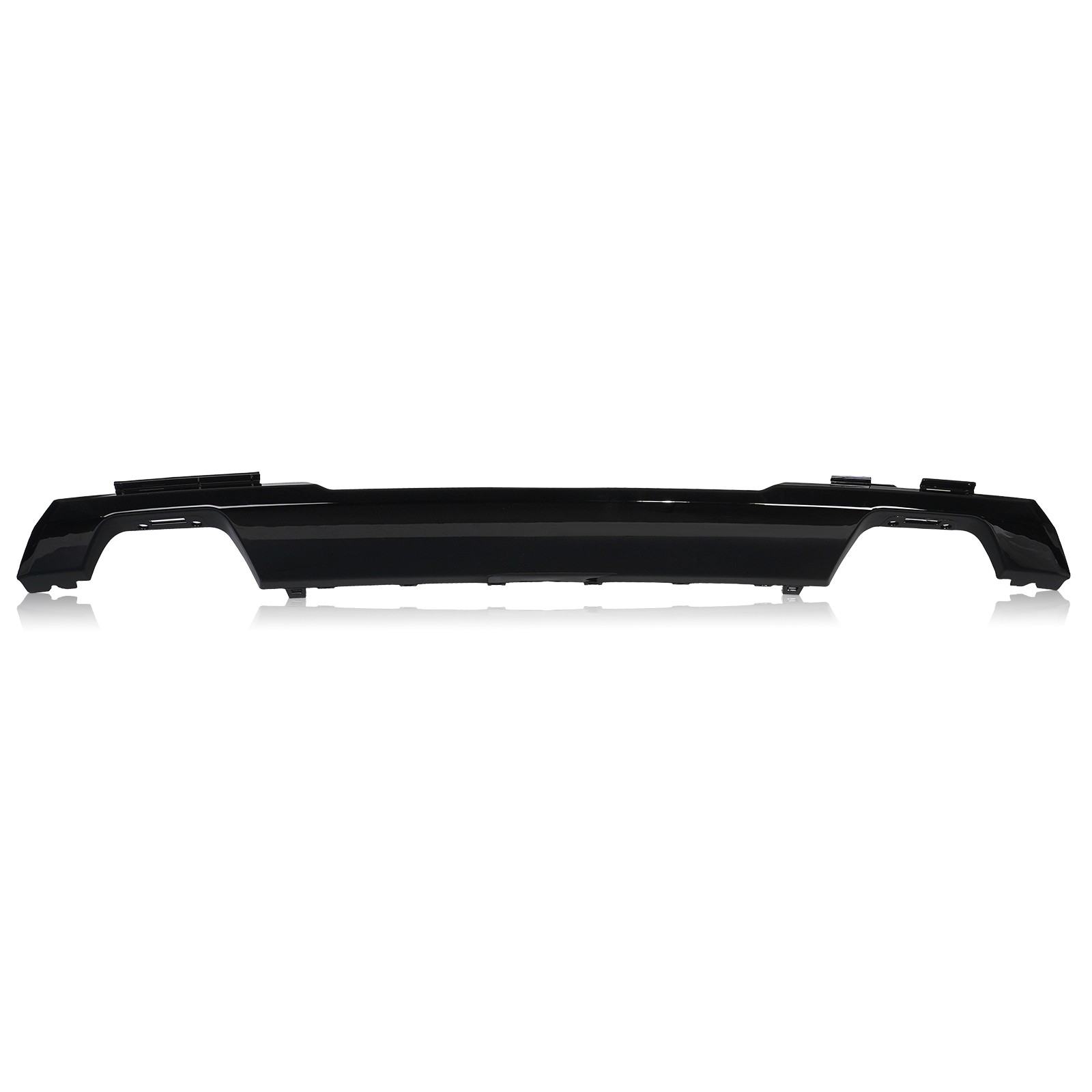 For 2021-2023 Ford F-150 Glossy Black Front Bumper Lower Molding Trim Valance