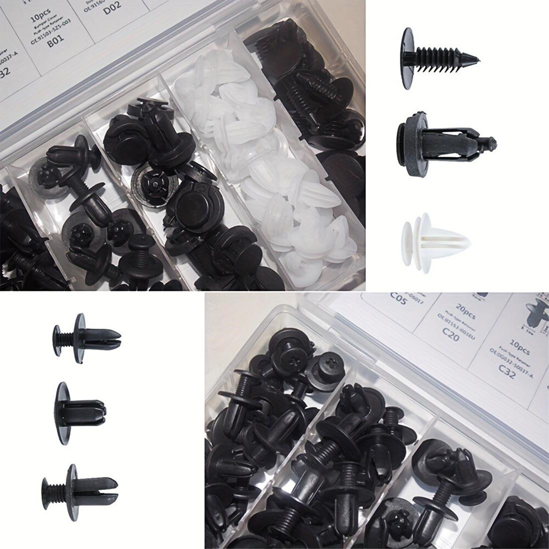 Fits Honda Bumper Fender Liner Push Type Retainer Clips car Fastener Pin Rivet