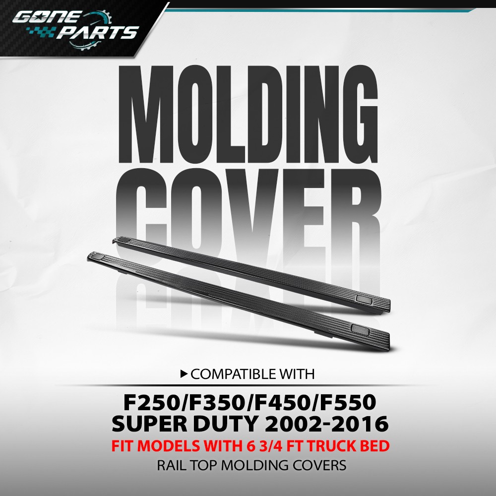 6-3/4 FT Bed Side Rail Molding Covers 2C3Z-99291A40-BAA Fit For 02-16 Ford F250
