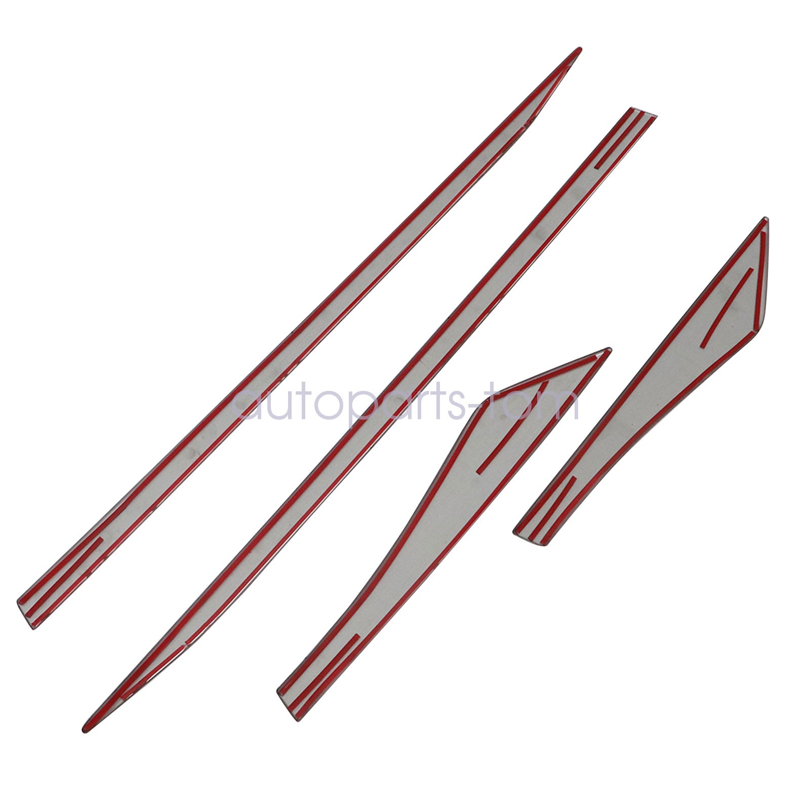 4x Fit NISSAN ROGUE/X-Trail 2021-2025 Door Side Body Molding Trim Cover Chrome