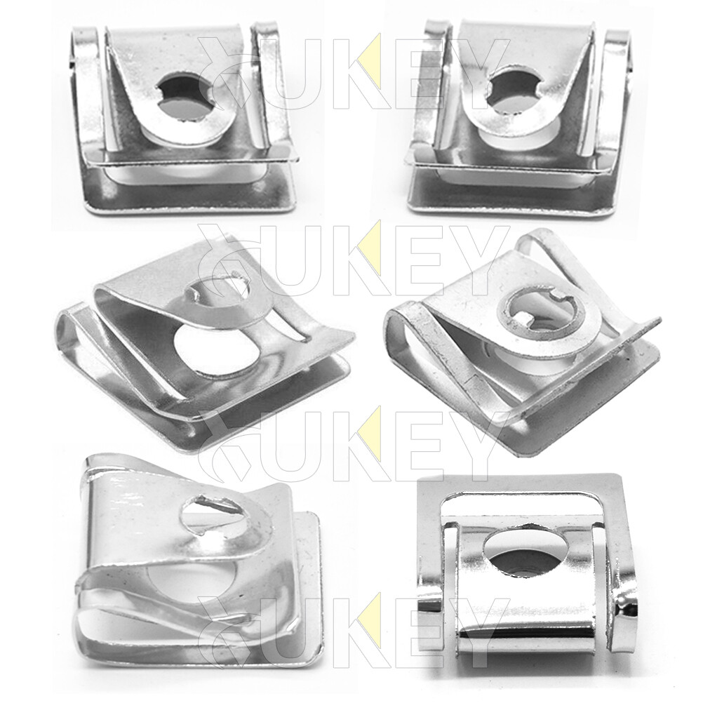 20X Under Engine Cover Undertray Fitting Clips Kit Metal Screw For Skoda Audi VW