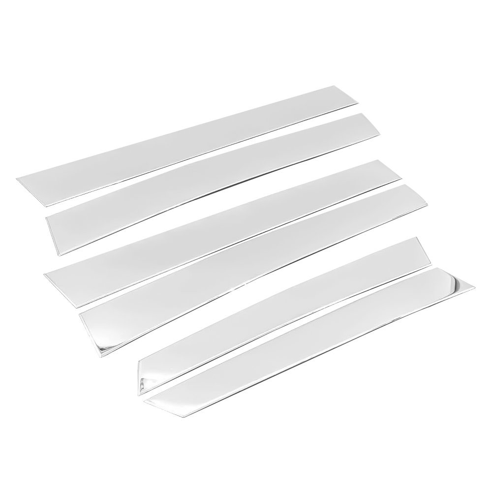 6Pcs Chrome Window Pillar Covers for Honda CR-V 2007-2011 Glossy Exterior Trim