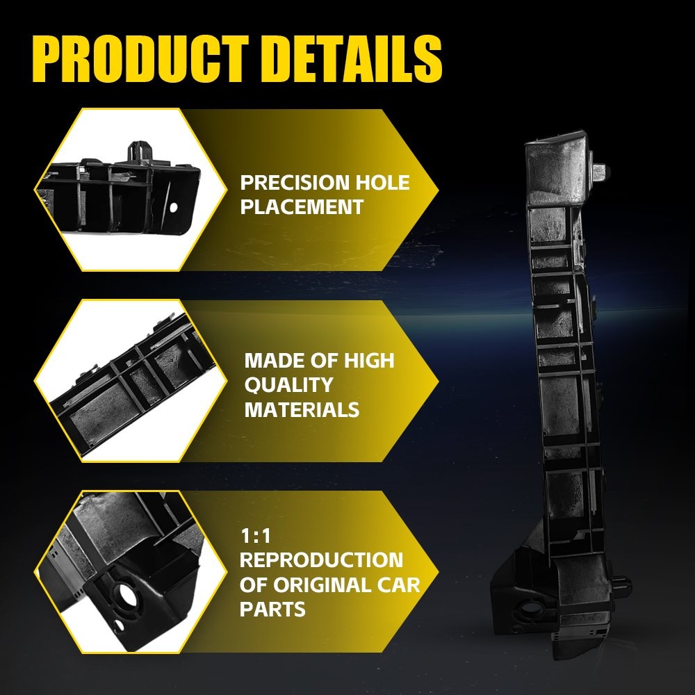 2-20 Left&Right Front Bumper Mount Support Bracket for 2009-2013 Subaru Forester