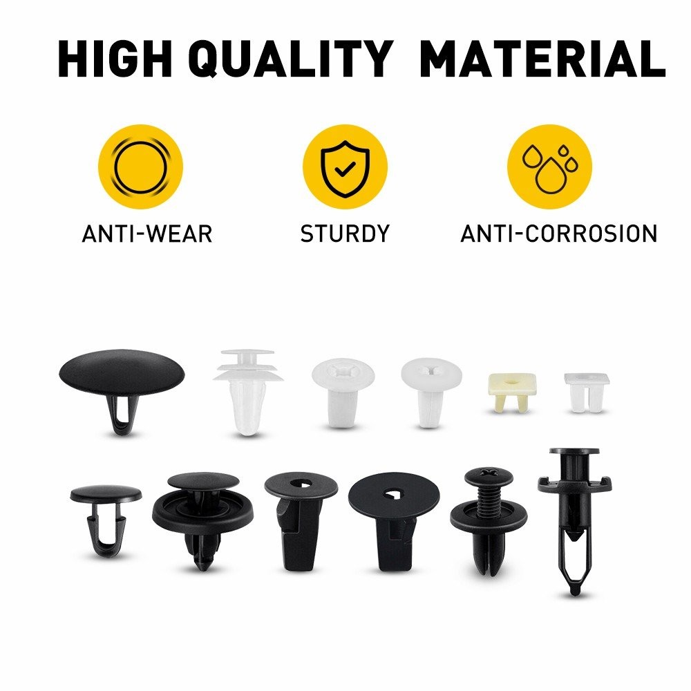 Car Body Retainer Door Hood Bumper Trim Panel Clips Fender Fastener Set 146Pcs B