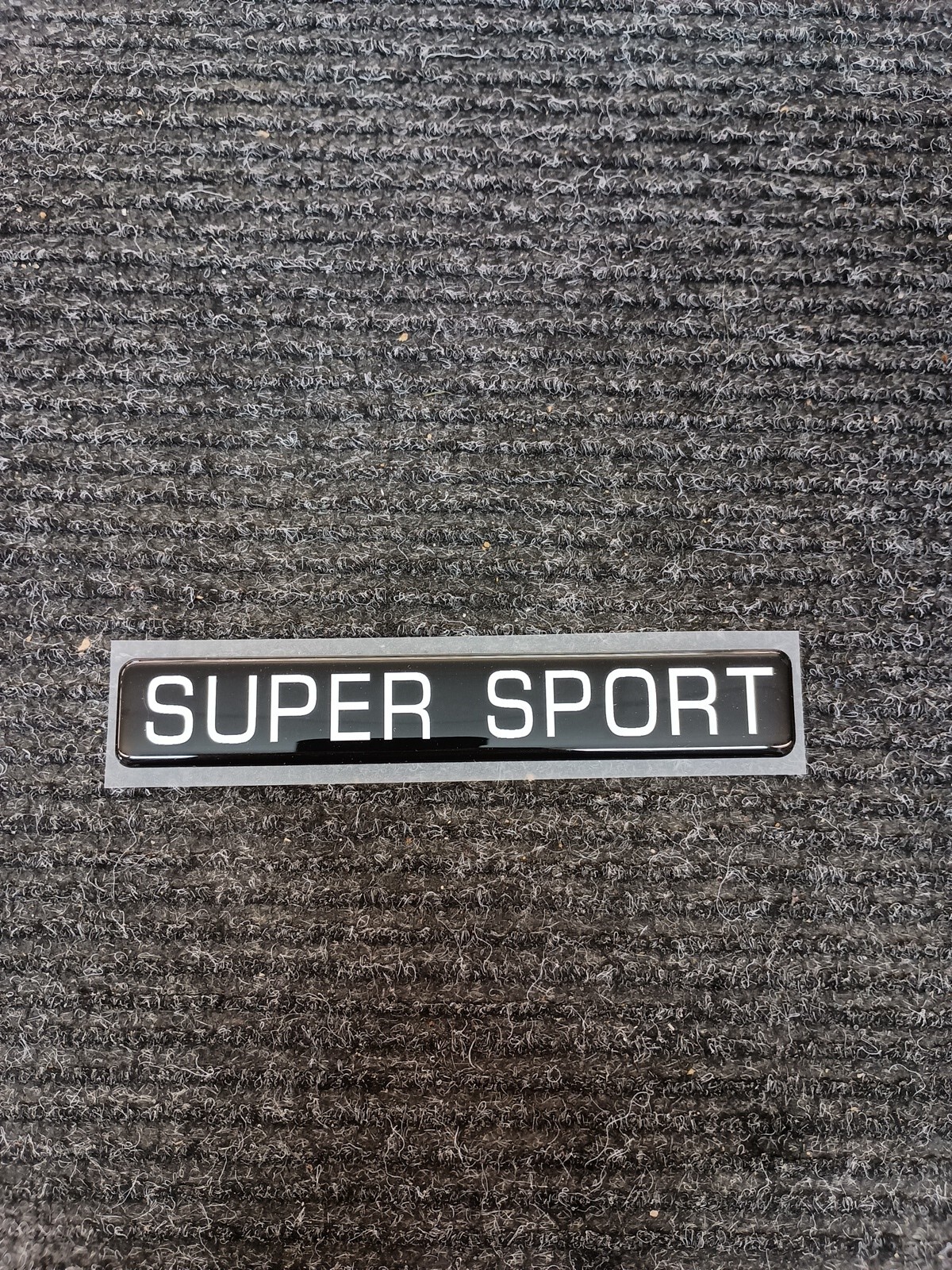 Super Sport 3D Stick On Emblem New