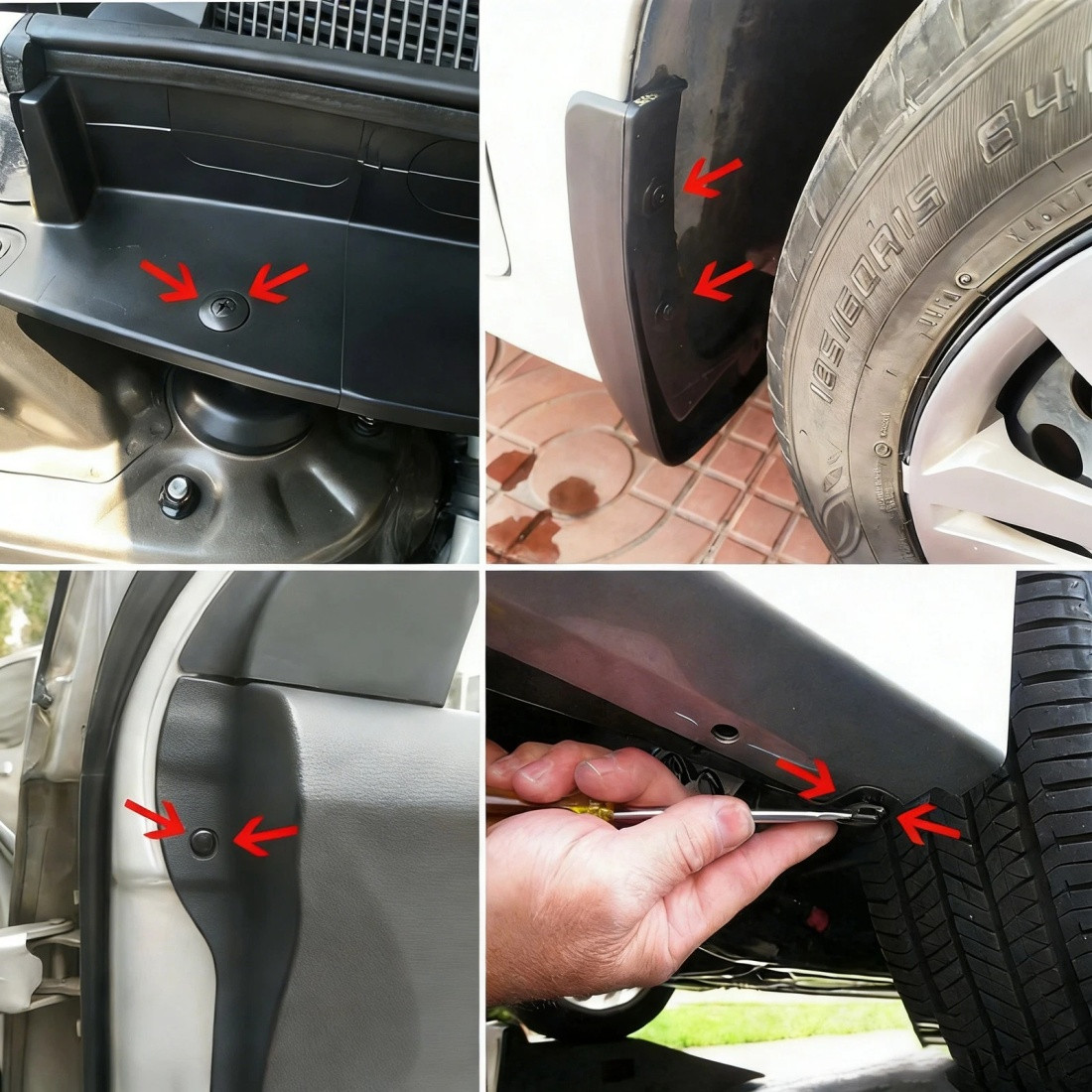 For Subaru 100Pcs Bumper Hood Clips Retainer Rivet Fastener Fender Push Pin US